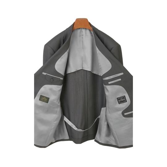 【洋服の青山】 オールシーズン用 グレー系 プレミアムスタンダードスーツ【DORMEUIL】 Savile Rowの画像