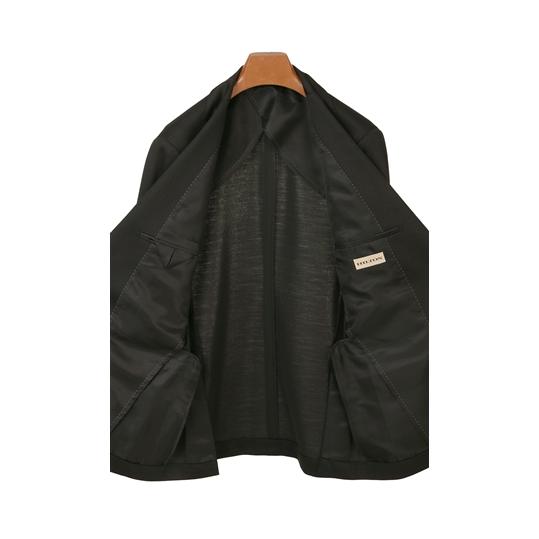 AOYAMA 【洋服の青山】メンズ ブラック 黒 無地 プレミアム