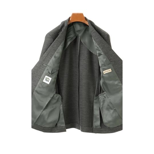 【洋服の青山】オールシーズン用 グレー系 プレミアムスタイリッシュ スーツ【オリックス・バファローズモデル】 HILTON 男性 紳士服 ビジネス 背広の画像