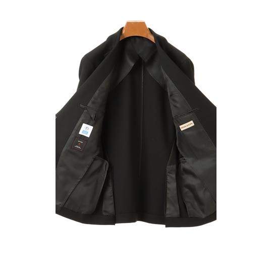 【洋服の青山】オールシーズン用 ブラック系 プレミアムスタイリッシュスーツ【北海道日本ハムファイターズモデル】 HILTONの画像