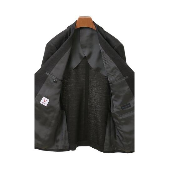 【洋服の青山】福岡ソフトバンクホークスモデル プレミアム スーツ メンズ スリム 春夏 秋冬 ネイビー 紺 2ボタン 背抜き サイドベンツ ノータック ストレッチの画像