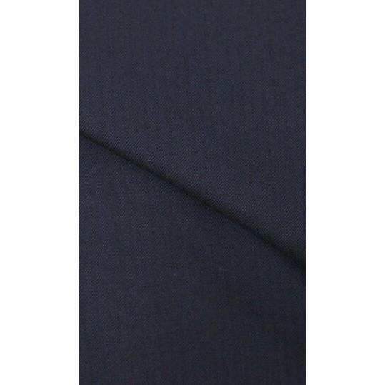 【洋服の青山】スーツ メンズ スリム 3点セット 春夏秋冬 オールシーズン ネイビー 紺 動きやすい スリーピース 織柄 セットアップ 2ボタン ストレッチ 吸湿の画像
