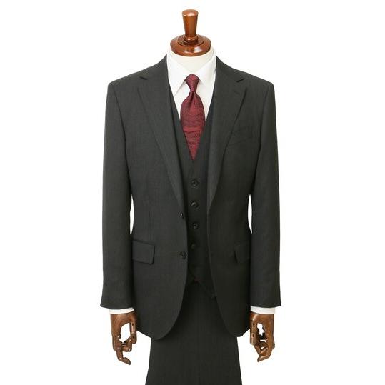 AOYAMA 【洋服の青山】スーツ メンズ スリム 3点セット 春夏秋冬