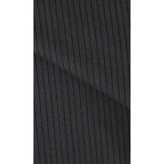 【洋服の青山】プレミアム ウール100％ ジョン キャベンディッシュ インポート生地 スーツ メンズ ゆったり 春夏 グレー 灰色 ストライプ 通勤 出張 営業 式典の画像