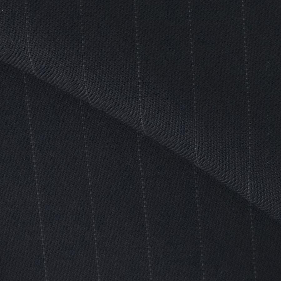 【洋服の青山】DORMEUIL ドーメル ウール100% 本台場 サイドベンツ プレミアム スーツ メンズ ゆったり 春夏 ネイビー 紺 ストライプ 大きいサイズ ワンタックの画像