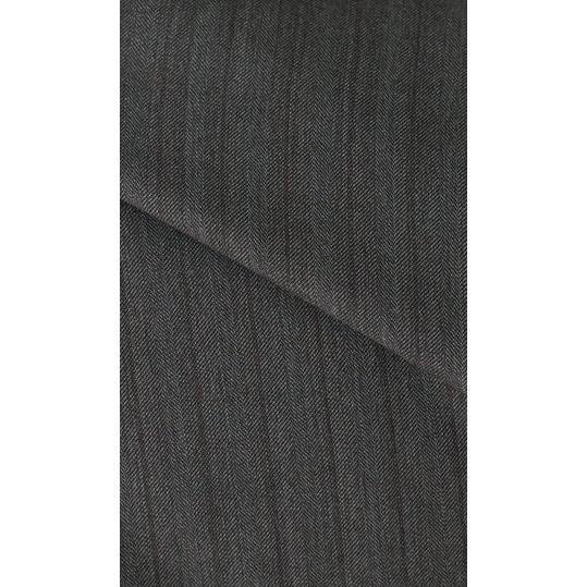 【洋服の青山】プレミアム Super130’s ウール カシミヤ ブレンド スーツ メンズ スリム 春夏秋冬 グレー 灰色 ストライプ 大きいサイズ シングル ビジネス 通勤の画像