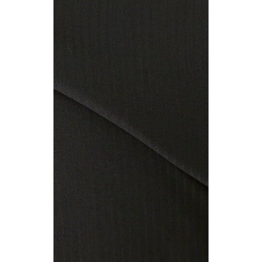 【洋服の青山】Super100's ウール100% プレミアム ツーパンツ スーツ メンズ スリム 春夏 ブラック 黒 ストライプ 大きいサイズ 2パンツ 2ボタン 重ねボタンの画像