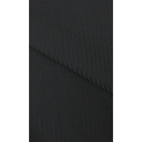 【洋服の青山】ウール100% スリーピース プレミアム スーツ メンズ スリム ベスト付き 春夏秋冬 ブラック 黒 ストライプ Super100's 大きいサイズ 3ピース ジレの画像