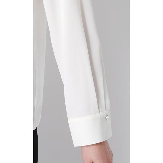 AOYAMA 【洋服の青山】バンドカラー ブラウス レディース 長袖 春夏