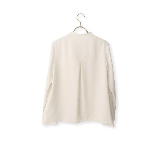 AOYAMA 【洋服の青山】バンドカラー ブラウス レディース 長袖 春夏