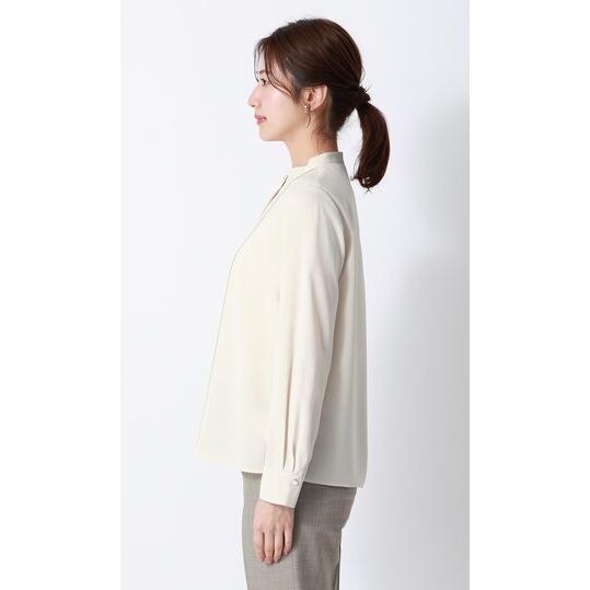 AOYAMA 【洋服の青山】バンドカラー ブラウス レディース 長袖 春夏