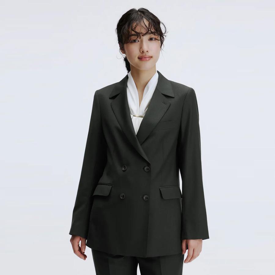 AOYAMA 【洋服の青山】セットアップ可 ウール100％ ダブルジャケット