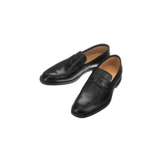 AOYAMA 【洋服の青山】ビジネスシューズ メンズ 本革 軽量 ブラック 黒