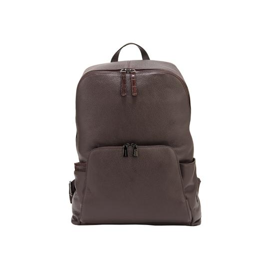 ブラウン系 バックパック【HANDMADE IN ITALY】 HILTON 経典