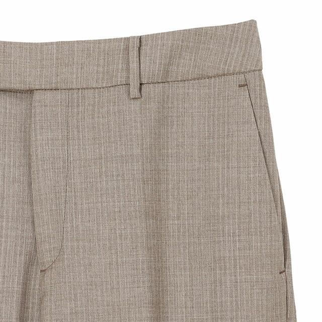 AOYAMA 【洋服の青山】レディース ストレートパンツ 春夏秋冬 ブラウン