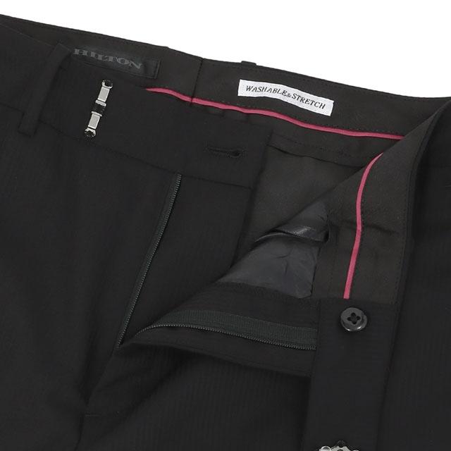 AOYAMA 【洋服の青山】レディース ストレートパンツ ブラック 黒 無地