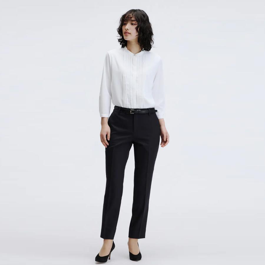 AOYAMA 【洋服の青山】】裾上げ済み テーパードパンツ レディース 9分