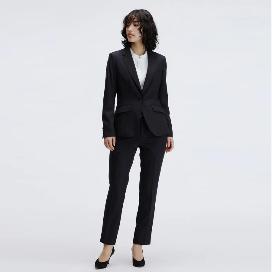 AOYAMA 【洋服の青山】】裾上げ済み テーパードパンツ レディース 9分