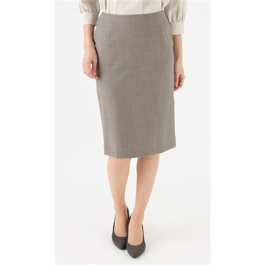 AOYAMA 【洋服の青山】セットアップ可 後ろファスナー タイトスカート