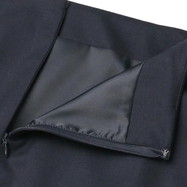 AOYAMA 【洋服の青山】タイトスカート ウール ストレッチ ひざ丈