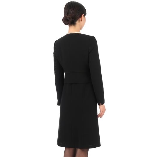 AOYAMA 【洋服の青山】オールシーズン用 ブラック系 ノーカラー AOYAMA 【洋服の青山】オールシーズン用 ブラック系 ノーカラー