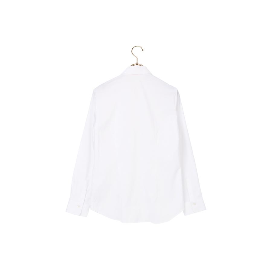 AOYAMA 【洋服の青山】ブラウス レディース 白 無地 オールシーズン