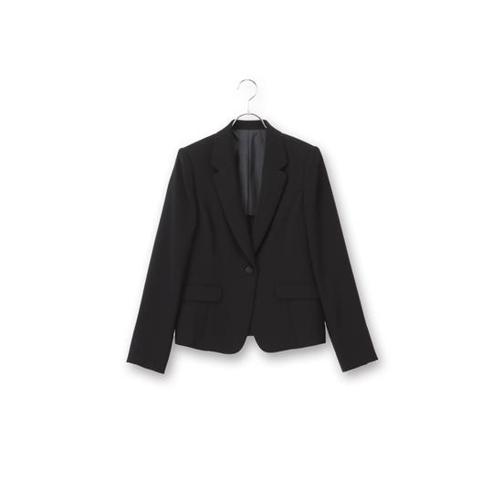 【洋服の青山】オールシーズン用 ブラック系 フォーマルテーラードジャケット【セットアップ着用可】 ANCHOR WOMAN PERSON'S