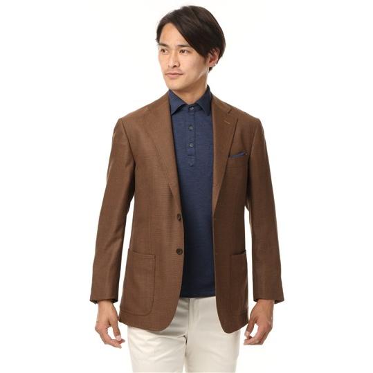 洋服の青山】春夏用 ブラウン系 【プレミアム】【イタリア製生地使用 