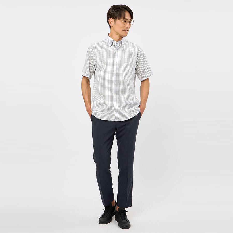 AOYAMA 【洋服の青山】裾上げ済み 洗える スラックス メンズ 春夏