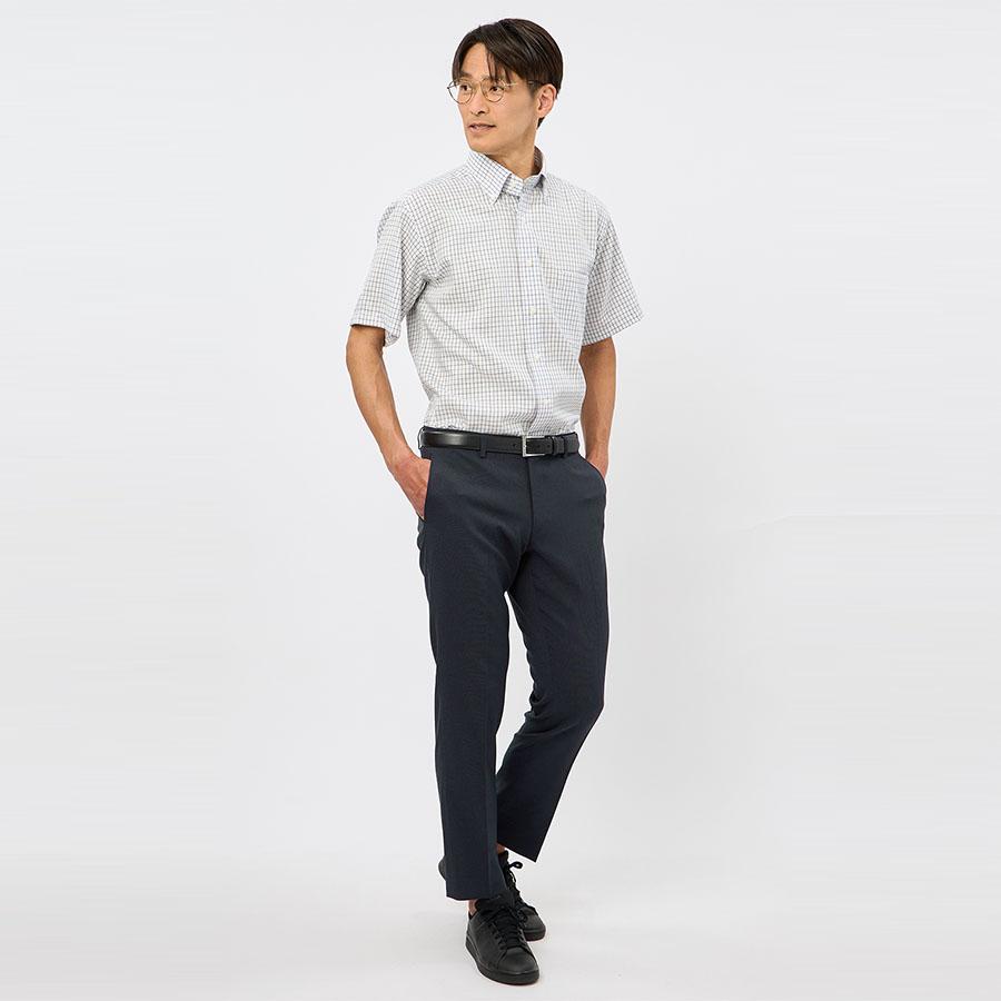 AOYAMA 【洋服の青山】裾上げ済み 洗える スラックス メンズ 春夏