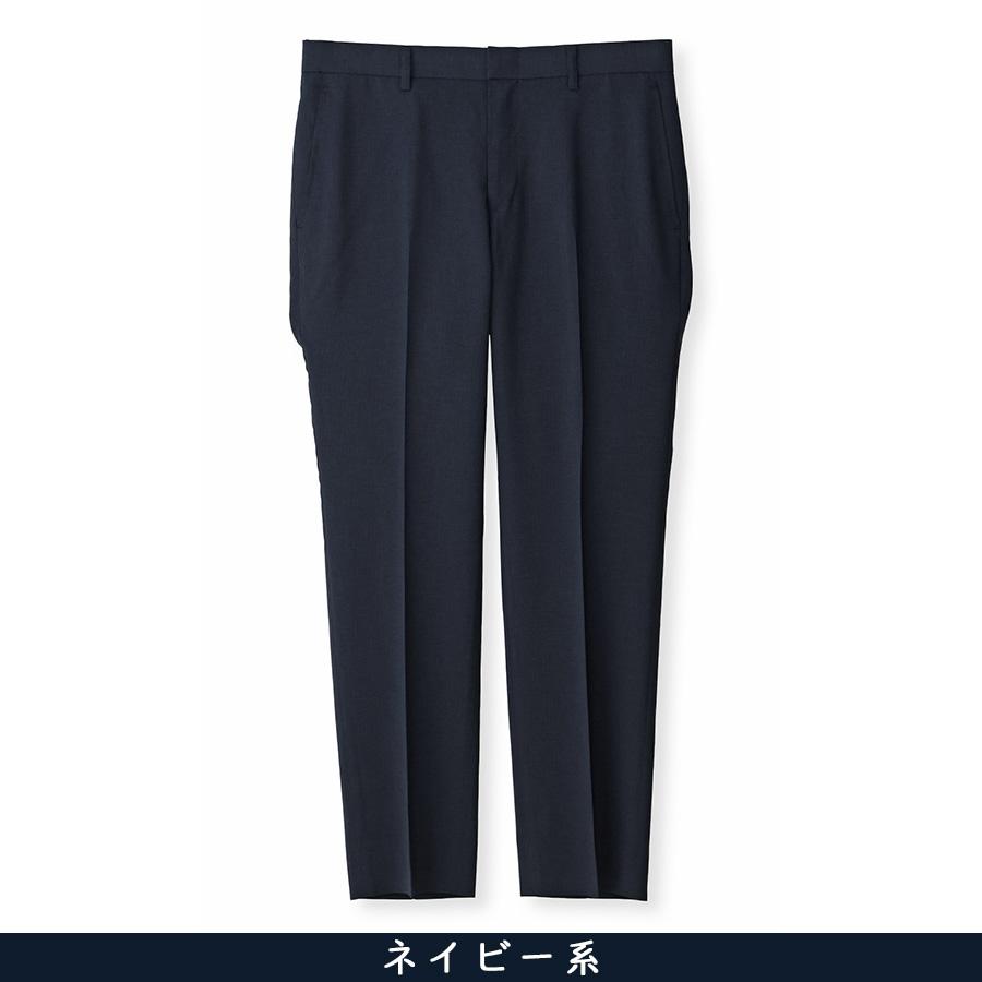 AOYAMA 【洋服の青山】裾上げ済み スラックス メンズ スリム 春夏