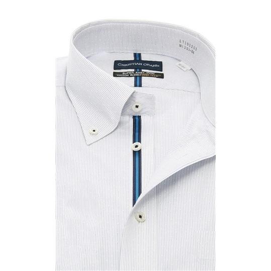 休日限定 洋服の青山 メンズ 長袖 スリム Yシャツ 大きいサイズ ビジネス オールシーズン用 ブルー系 ボタンダウンスタンダードワイシャツ Christian Orani2 145円 Whitesforracialequity Org