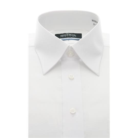 AOYAMA 【洋服の青山】NON IRONMAX 白無地 ワイシャツ メンズ 長袖