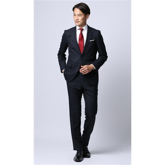 AOYAMA 【洋服の青山】秋冬用 ネイビー系 プレミアムスタイリッシュ
