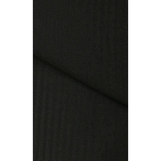 【洋服の青山】プレミアム  ZQメリノウール スタイリッシュ スーツ メンズ 春夏 ブラック 黒 ストライプ 背抜き 本台場 脇当て 本切羽 ビジネス スリム HILTONの画像