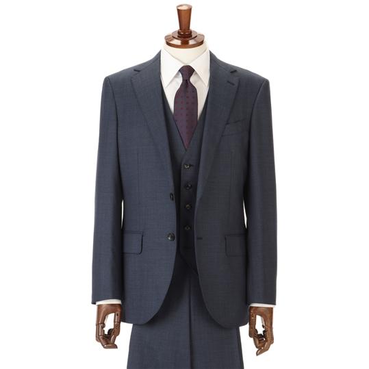 AOYAMA 【洋服の青山】秋冬用 ブルー系 プレミアムスタイリッシュ