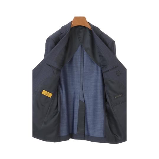 【洋服の青山】秋冬用 ブルー系 プレミアムスタイリッシュスーツ【スリーピース】【Super100’s】 HILTONの画像