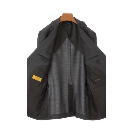 【洋服の青山】秋冬用 グレー系 プレミアムスタイリッシュスーツ【スリーピース】【Super100’s】 HILTONの画像