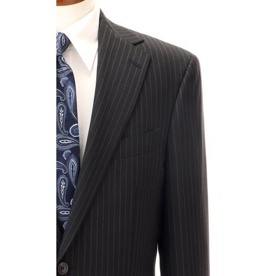【洋服の青山】ツーパンツ ウール100% スーツ メンズ 春夏 グレー 灰色 プレミアム スリム スタイリッシュ 男性 紳士服 ビジネス ストレッチ 動きやすい 高級の画像