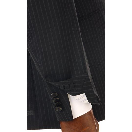 【洋服の青山】ツーパンツ ウール100% スーツ メンズ 春夏 グレー 灰色 プレミアム スリム スタイリッシュ 男性 紳士服 ビジネス ストレッチ 動きやすい 高級の画像