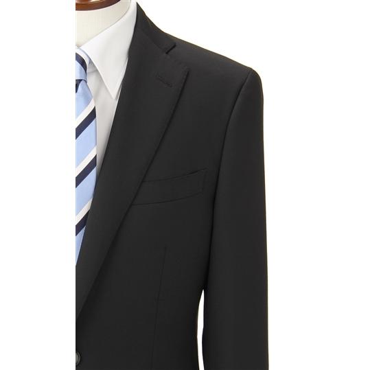 Mr. JUNKO 黒 ビジネススーツ スタイリッシュスーツ【黒無地】【就活】 (MJ235-91) | Mr.JUNKO