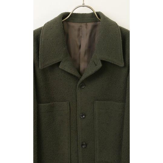 AOYAMA 【洋服の青山】カバーオール ショート丈 メンズ 秋冬 グリーン
