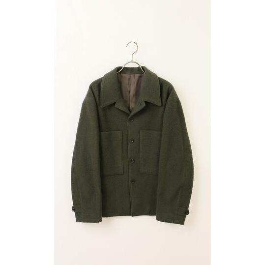 AOYAMA 【洋服の青山】カバーオール ショート丈 メンズ 秋冬 グリーン