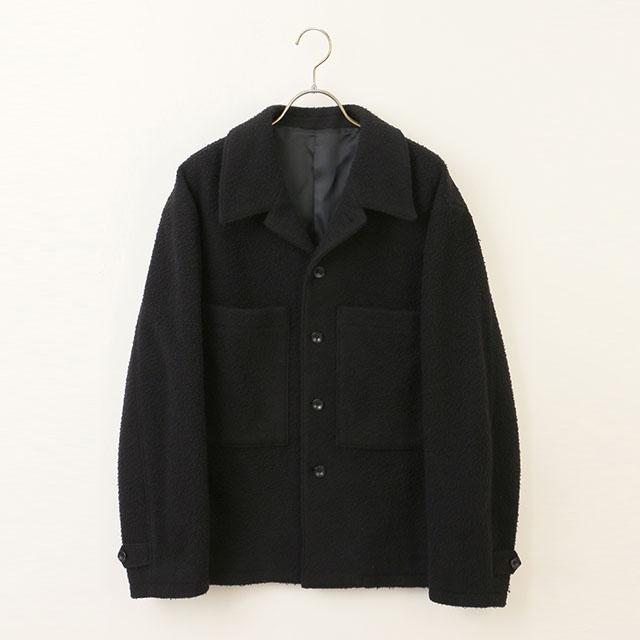 AOYAMA 【洋服の青山】カバーオール ショート丈 メンズ 秋冬 ブラック
