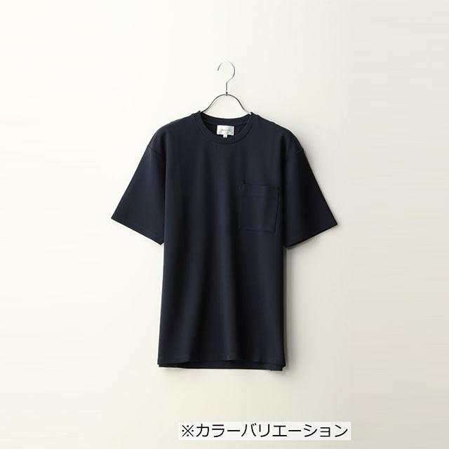 AOYAMA 【洋服の青山】ポンチTシャツ メンズ 半袖 春夏用 ブラック系