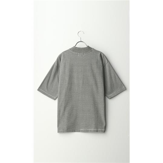 obsidian 半袖モックネックTシャツ　サイズL obsidian 半袖モックネックTシャツ サイズL