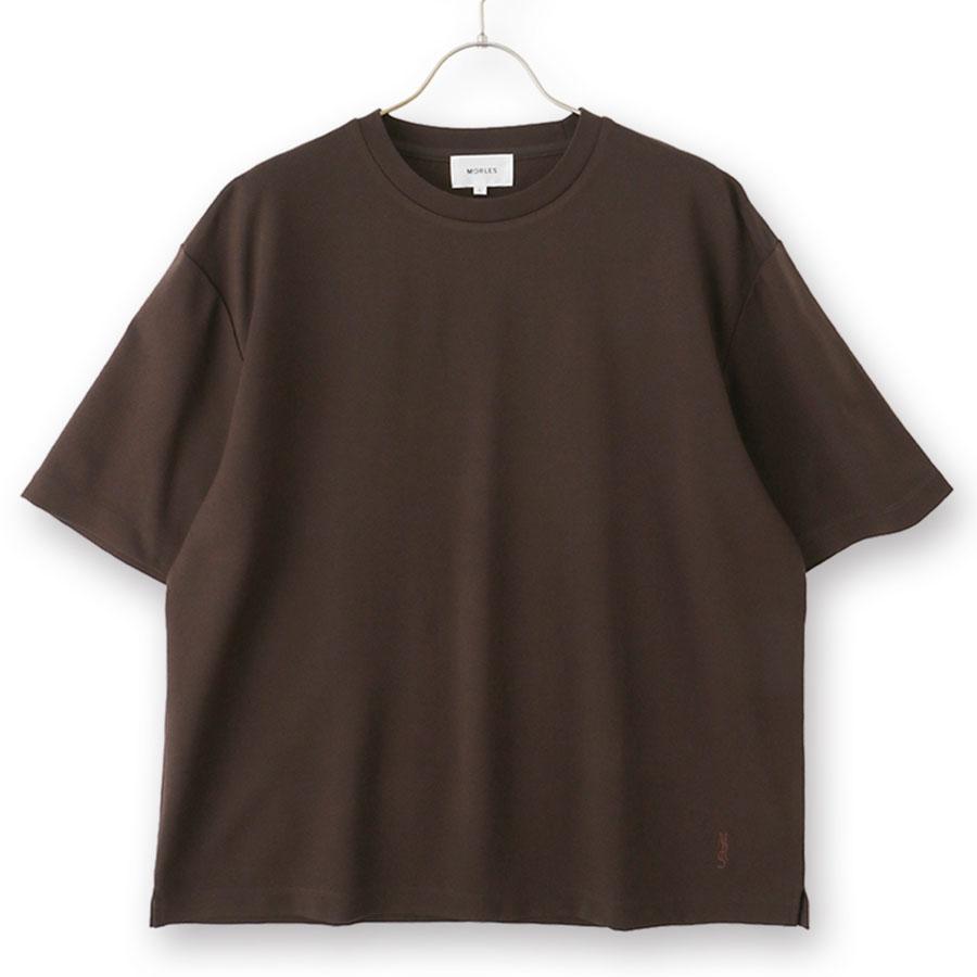 AOYAMA 【洋服の青山】Tシャツ ポンチ クルーネック 半袖 メンズ 春夏