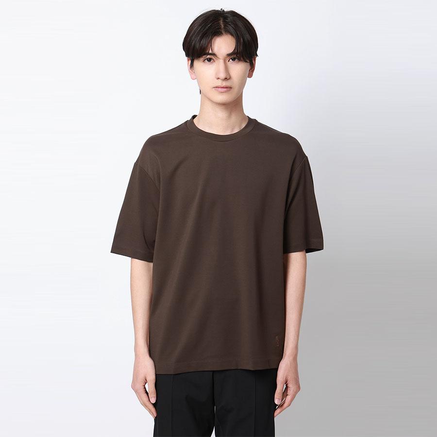 AOYAMA 【洋服の青山】Tシャツ ポンチ クルーネック 半袖 メンズ 春夏