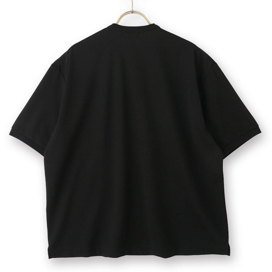 AOYAMA 【洋服の青山】Tシャツ ポンチ ヘンリーネック 半袖 メンズ 春