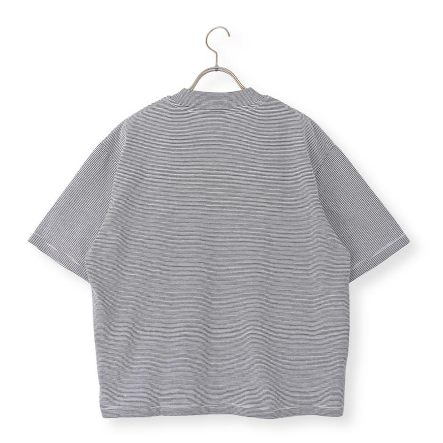 AOYAMA 【洋服の青山】Tシャツ モックネック 半袖 メンズ 春夏